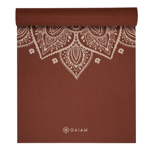 GAIAM MATA DO JOGI INTENSE RUST SUNDIAL FLOWER 5MM 65733 GAIAM MATA DO JOGI INTENSE RUST SUNDIAL FLOWER 5MM 65733
