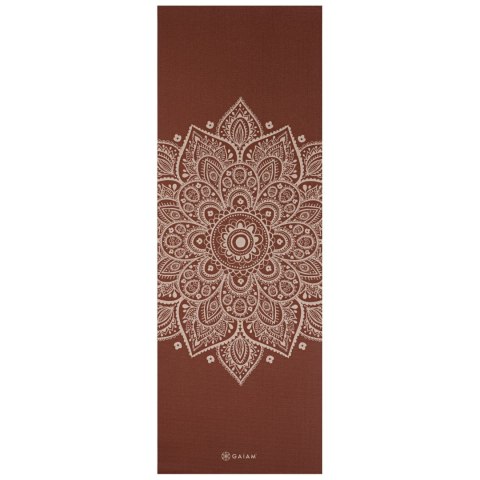 GAIAM MATA DO JOGI INTENSE RUST SUNDIAL FLOWER 5MM 65733 GAIAM MATA DO JOGI INTENSE RUST SUNDIAL FLOWER 5MM 65733