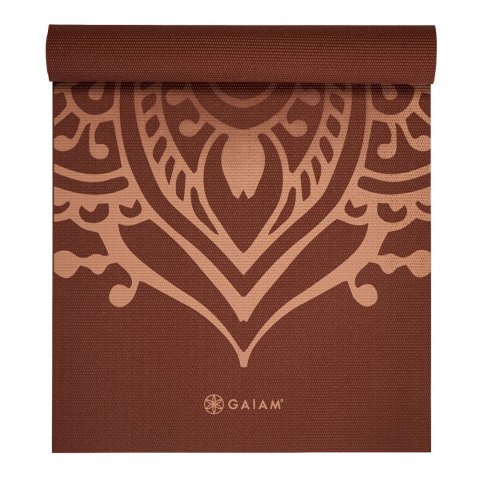 GAIAM MATA DO JOGI INTENSE RUST SUNDIAL LAYERS 5MM 65738 GAIAM MATA DO JOGI INTENSE RUST SUNDIAL LAYERS 5MM 65738