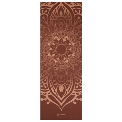 GAIAM MATA DO JOGI INTENSE RUST SUNDIAL LAYERS 5MM 65738 GAIAM MATA DO JOGI INTENSE RUST SUNDIAL LAYERS 5MM 65738
