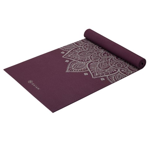 GAIAM MATA DO JOGI MIDNIGHT PLUM SUNDIAL FLOWER 5MM 65734 GAIAM MATA DO JOGI MIDNIGHT PLUM SUNDIAL FLOWER 5MM 65734