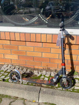 Hulajnoga dla dzieci MICRO Speed czarna we wzorek - MODEL WYSTAWOWY
