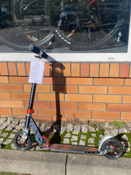 Hulajnoga dla dzieci MICRO Speed czarna we wzorek - MODEL WYSTAWOWY