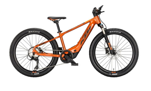 Rower elektryczny dziecięcy KTM Macina mini 441 24″ orange, rozmiar S/35 Rower elektryczny dziecięcy KTM Macina mini 441 24″ orange, rozmiar S/35