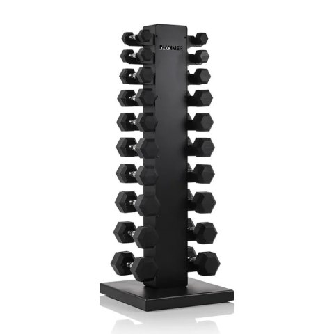 Zestaw hantli HEX 1-10 kg ze stojakiem HAMMER Zestaw hantli HEX 1-10 kg ze stojakiem HAMMER