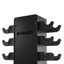 Zestaw hantli HEX 1-10 kg ze stojakiem HAMMER Zestaw hantli HEX 1-10 kg ze stojakiem HAMMER