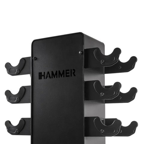 Zestaw hantli HEX 1-10 kg ze stojakiem HAMMER Zestaw hantli HEX 1-10 kg ze stojakiem HAMMER