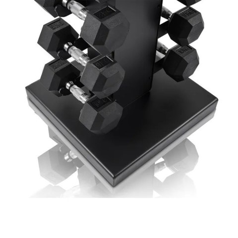Zestaw hantli HEX 1-10 kg ze stojakiem HAMMER Zestaw hantli HEX 1-10 kg ze stojakiem HAMMER