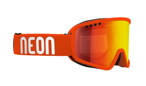Gogle narciarskie NEON FORCE I Black Orange, Szkło: Red Gogle narciarskie NEON FORCE I Black Orange, Szkło: Red