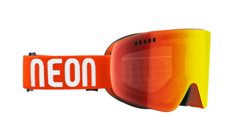 Gogle narciarskie NEON Vertical I Orange, Szyba: Red Gogle narciarskie NEON Vertical I Orange, Szyba: Red