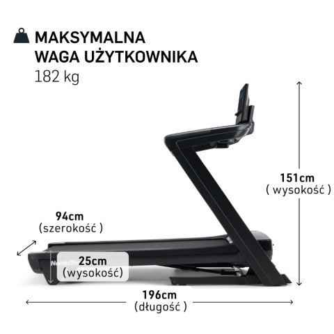 NORDICTRACK BIEŻNIA ELEKTRYCZNA COMMERCIAL LE NORDICTRACK BIEŻNIA ELEKTRYCZNA COMMERCIAL LE