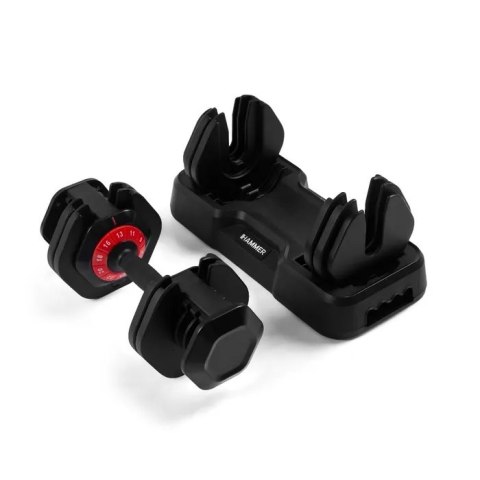 Zestaw hantli systemowych ze stojakiem 2 x 25 kg HAMMER STRONGLOCK 4.0 Zestaw hantli systemowych ze stojakiem 2 x 25 kg HAMMER STRONGLOCK 4.0