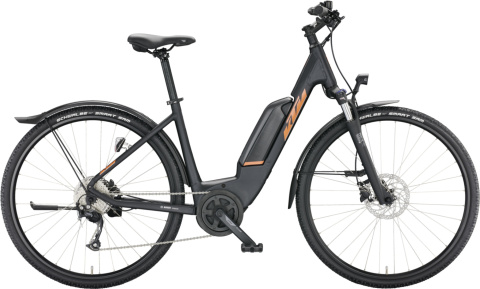 Rower elektryczny KTM MACINA Cross Street P510 black, rozmiar M/51 Rower elektryczny KTM MACINA Cross Street P510 black, rozmiar M/51