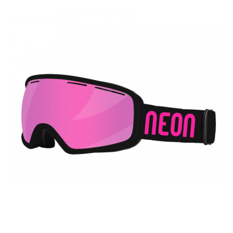 Gogle Narciarskie NEON JOLLY I Black Pink Fluo, Szyba: Violet Gogle Narciarskie NEON JOLLY I Black Pink Fluo, Szyba: Violet