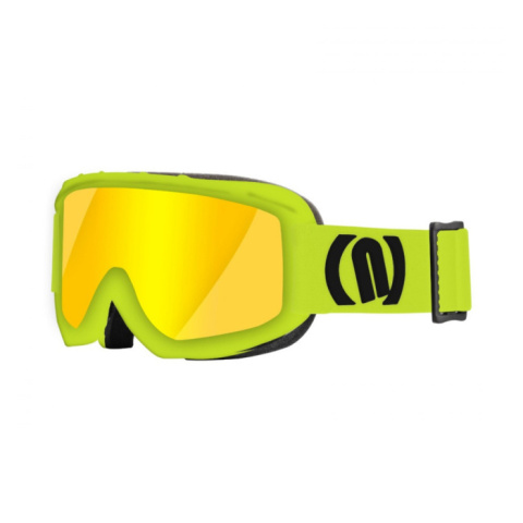 Gogle narciarskie NEON FUNNY Lime Fluo Black, Szyba: Gold Gogle narciarskie NEON FUNNY Lime Fluo Black, Szyba: Gold