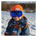 Gogle narciarskie NEON JOLLY I Blue white, Szyba: Blue Gogle narciarskie NEON JOLLY I Blue white, Szyba: Blue