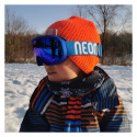 Gogle narciarskie NEON JOLLY I Blue white, Szyba: Blue Gogle narciarskie NEON JOLLY I Blue white, Szyba: Blue
