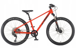 Rower dziecięcy KTM Wild Speed Disc pomarańczowy (fire orange), rozmiar 24