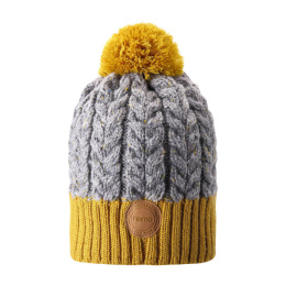CZAPKA ZIMOWA DZIECIĘCA REIMA PAHJOLA DARK YELLOW