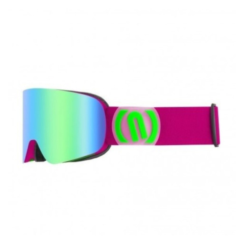 Gogle narciarskie NEON MAGNETO I Z WYMIENNYMI SZYBAMI NA MAGNES I Pink Fluo, Szyba: Red Gogle narciarskie NEON MAGNETO I Z WYMIENNYMI SZYBAMI NA MAGNES I Pink Fluo, Szyba: Red