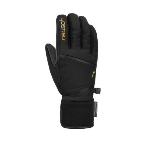 REUSCH DAMSKIE RĘKAWICE ZIMOWE TESSA STORMBLOXX BLACK/GOLD REUSCH DAMSKIE RĘKAWICE ZIMOWE TESSA STORMBLOXX BLACK/GOLD