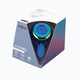 DZWONEK MICRO NA HULAJNOGĘ ROWEREK NEOCHROME BLUE
