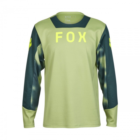 KOSZULKA ROWEROWA Z DŁUGIM RĘKAWEM FOX JUNIOR DEFEND TAUNT PALE GREEN YM KOSZULKA ROWEROWA Z DŁUGIM RĘKAWEM FOX JUNIOR DEFEND TAUNT PALE GREEN YM