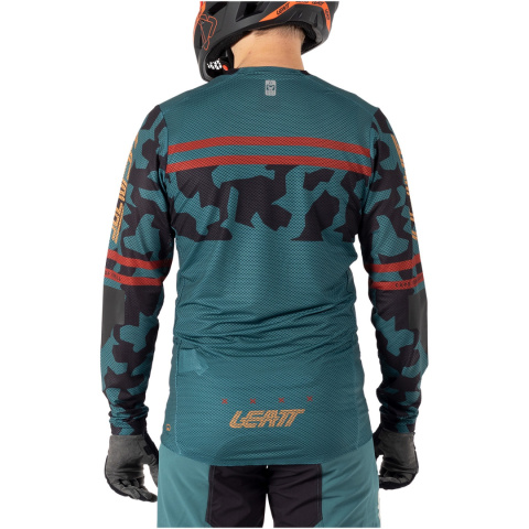 Koszulka rowerowa LEATT Jersey MTB Gravity 4.0 Teal XL Koszulka rowerowa LEATT Jersey MTB Gravity 4.0 Teal XL