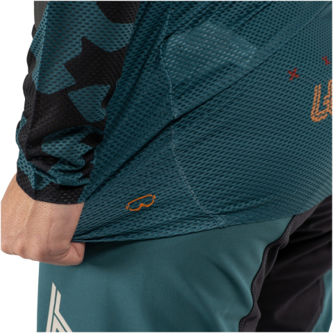 Koszulka rowerowa LEATT Jersey MTB Gravity 4.0 Teal XL Koszulka rowerowa LEATT Jersey MTB Gravity 4.0 Teal XL