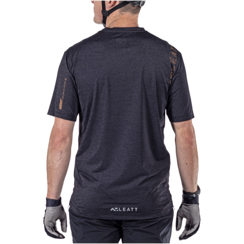 Koszulka rowerowa LEATT Jersey MTB Trail 1.0 X-Flow Black M Koszulka rowerowa LEATT Jersey MTB Trail 1.0 X-Flow Black M