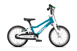 Rower dziecięcy WOOM GO 2 niebieski (metalic blue), rozmiar 14