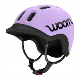 Kask rowerowy dziecięcy WOOM Ready liliowy, rozmiar M
