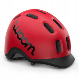 Kask rowerowy dziecięcy WOOM Ready czerwony, rozmiar M