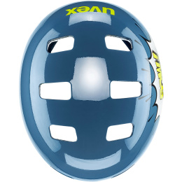 Kask rowerowy dziecięcy UVEX Kid 3 niebieski 51-55