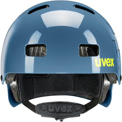 Kask rowerowy dziecięcy UVEX Kid 3 niebieski 51-55 Kask rowerowy dziecięcy UVEX Kid 3 niebieski 51-55