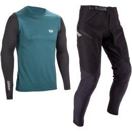 Komplet rowerowy (koszulka+spodnie) LEATT Ride Kit MTB 1.0 (zielony, L)