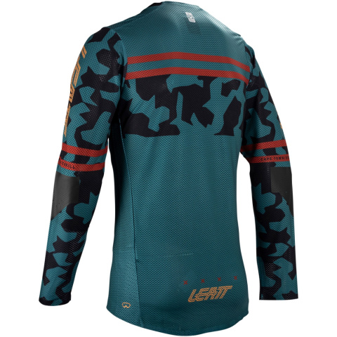 Koszulka rowerowa LEATT Jersey MTB Gravity 4.0 Teal XL Koszulka rowerowa LEATT Jersey MTB Gravity 4.0 Teal XL