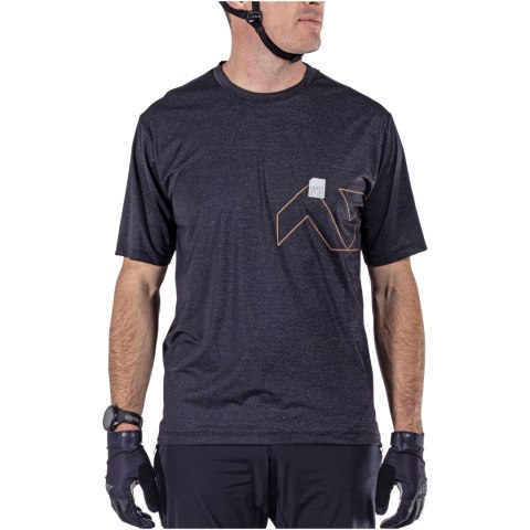 Koszulka rowerowa LEATT Jersey MTB Trail 1.0 X-Flow (czarny, L) Koszulka rowerowa LEATT Jersey MTB Trail 1.0 X-Flow (czarny, L)