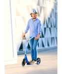 Hulajnoga dziecięca MICRO Cruiser świecące koła LED niebieska Hulajnoga dziecięca MICRO Cruiser świecące koła LED niebieska
