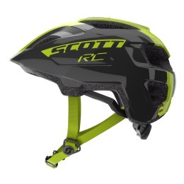 Kask SCOTT Helmet Jr Spunto black/radium yellow RC one size