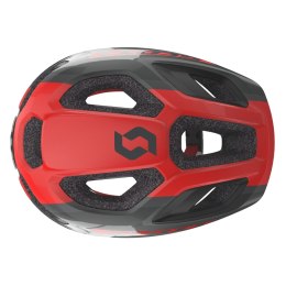 Kask SCOTT Helmet Jr Spunto grey/red RC one size