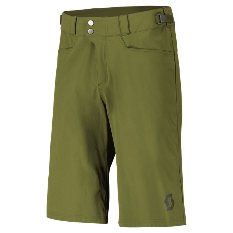 Spodenki SCOTT Shorts M`s Trail Flow w/pad fir green L Spodenki SCOTT Shorts M`s Trail Flow w/pad fir green L