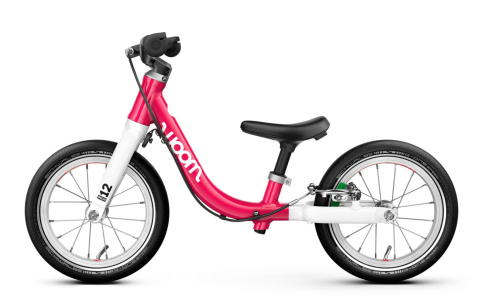 Lekki rower dziecięcy WOOM GO 1 hot pink, rozmiar 12" Lekki rower dziecięcy WOOM GO 1 hot pink, rozmiar 12"