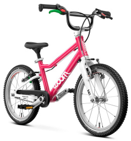 Rower dziecięcy WOOM GO 2 różowy (hot pink), rozmiar 14