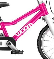 Rower dziecięcy WOOM GO 2 różowy (hot pink), rozmiar 14" Rower dziecięcy WOOM GO 2 różowy (hot pink), rozmiar 14"