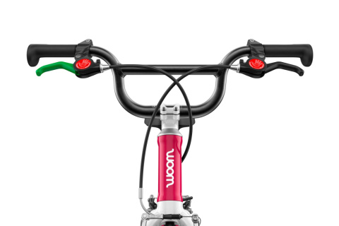 Lekki Rower Dziecięcy WOOM GO 3 AUTOMAGIC HOT PINK 16 cali Lekki Rower Dziecięcy WOOM GO 3 AUTOMAGIC HOT PINK 16 cali