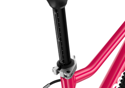 Lekki Rower Dziecięcy WOOM GO 3 AUTOMAGIC HOT PINK 16 cali Lekki Rower Dziecięcy WOOM GO 3 AUTOMAGIC HOT PINK 16 cali