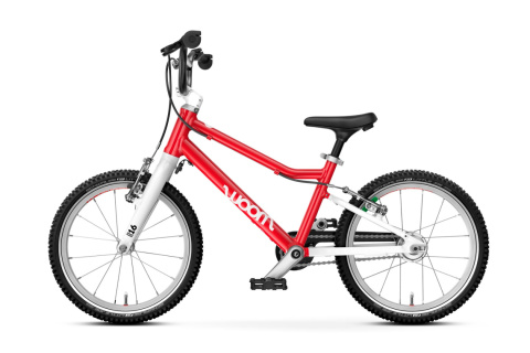 Lekki Rower Dziecięcy WOOM GO 3 AUTOMAGIC RED 16 cali Lekki Rower Dziecięcy WOOM GO 3 AUTOMAGIC RED 16 cali
