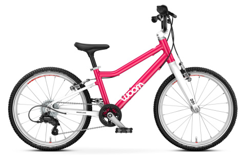 Rower dziecięcy WOOM GO 4 różowy (hot pink), rozmiar 20" Rower dziecięcy WOOM GO 4 różowy (hot pink), rozmiar 20"