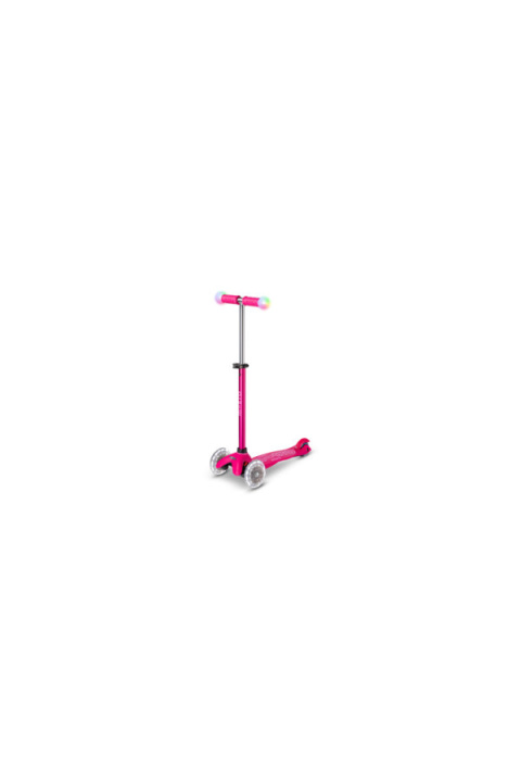 Hulajnoga dziecięca MINI Mini2Grow Deluxe Magic świecące koła LED różowa Hulajnoga dziecięca MINI Mini2Grow Deluxe Magic świecące koła LED różowa